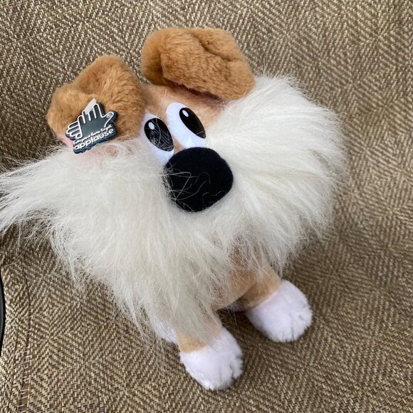 Vintage Applause Plush Little Beggar Dog Stuffy Toy 1982 Stuffed Animal RARE VTG - Picture 2 of 12